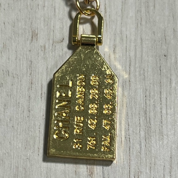 Zipper Pull Gold Plated Dog Tag - Picture 3 of 5